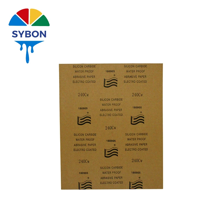 Strong Waterproof Hand Sanding Electro Coated Silicon Carbide Sandpaper