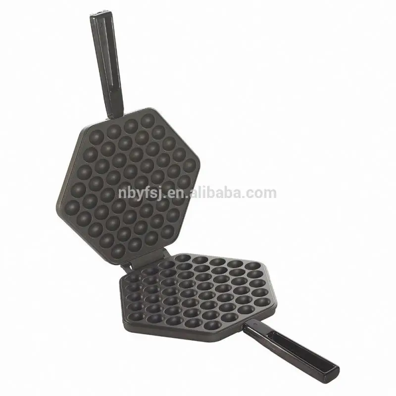 Hot Sell Egg Waffle Pan Bakeware Items Baking pan Maker Double Sided Iron Pressure Pan