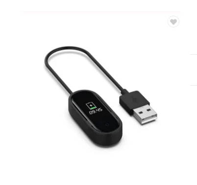 Оригинальный USB-кабель для зарядки Xiaomi Mi Band 4 3 портативное зарядное устройство аксессуары