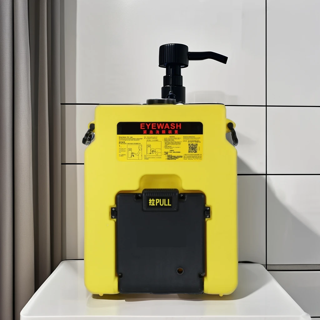 Factory-Portable Eyewash Station with Emergency Clearance Requirements Canvas Upper Material for Washing Needs