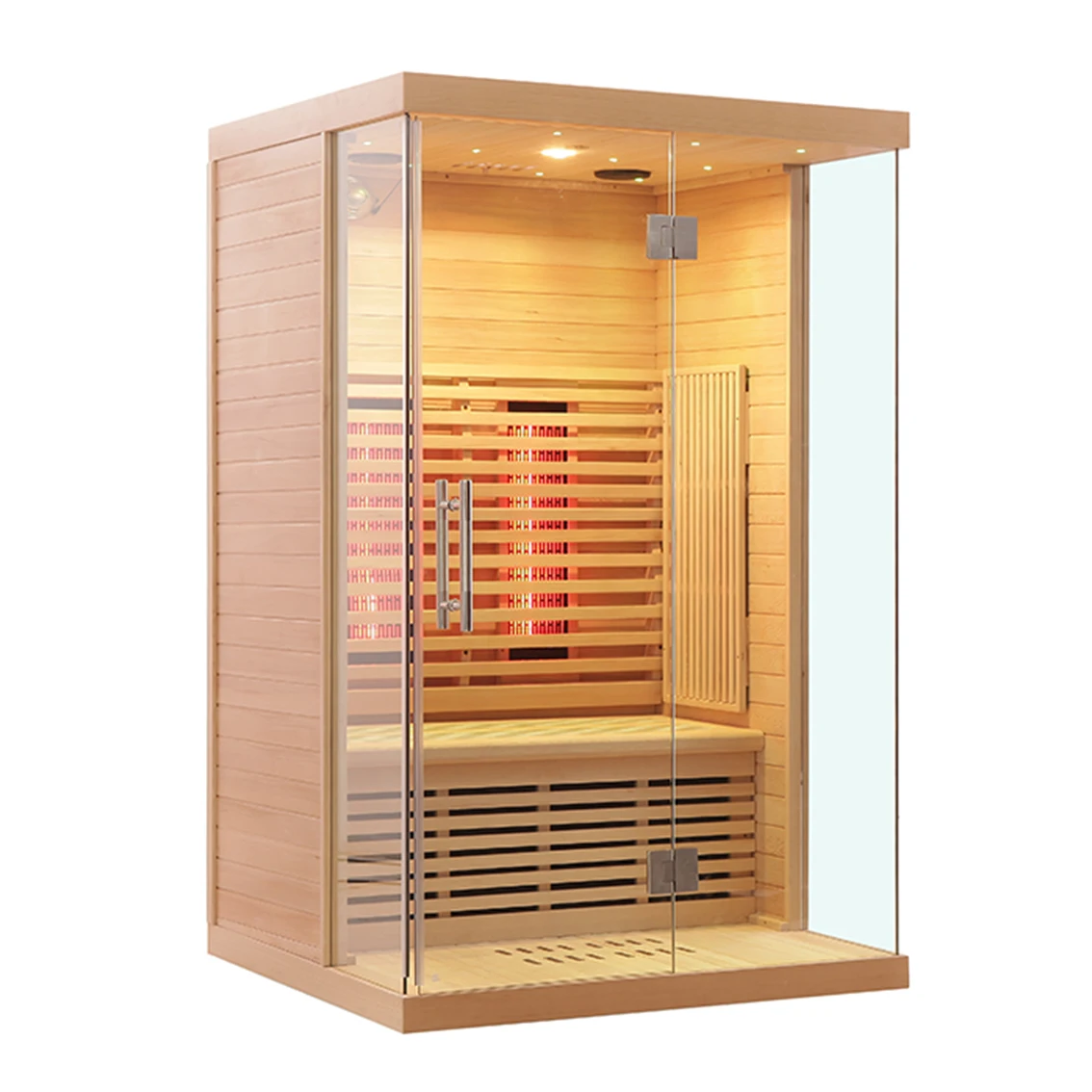 Luxury Canadian Hemlock Infrared Sauna Room Indoor Far Infrared Sauna Room for Losing Weight