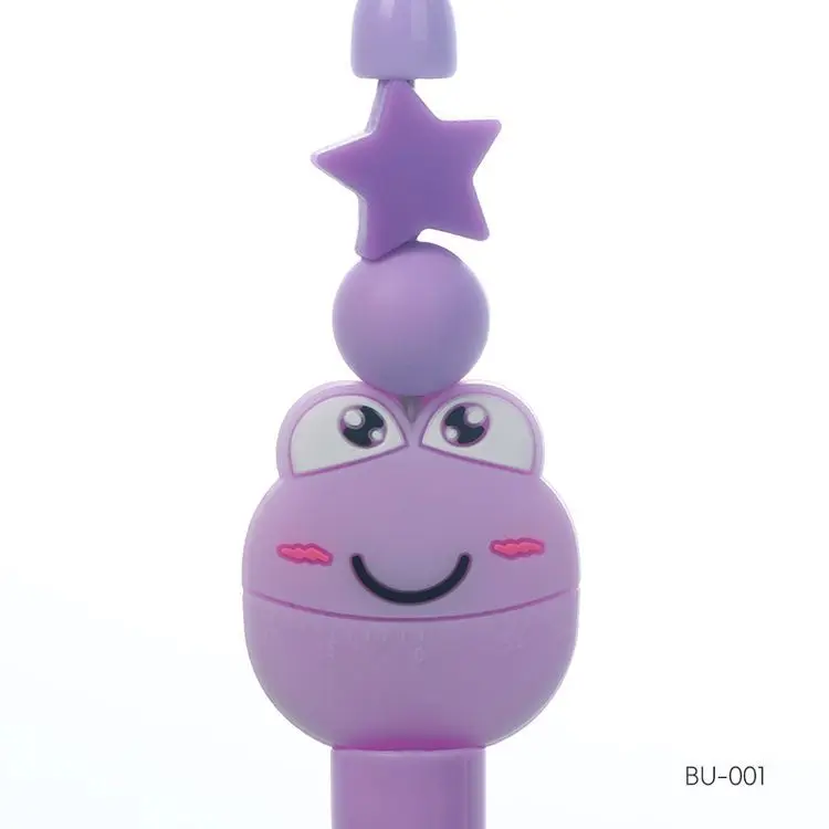 Хит продаж высокое качество дизайн Прорезыватель для зубов лягушка упаковка ручки бисерная ручка