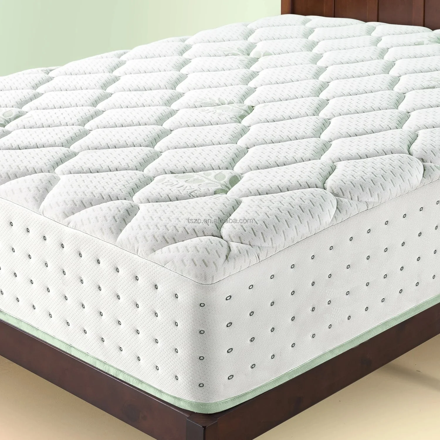 12inch Luxury roll sleeping well full inch mattresses order online king double gel memory foam spring mattress factory price