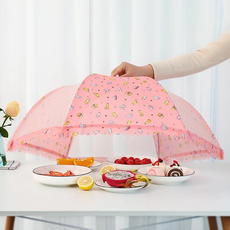 Mesh Food Cover Picnic Square Shape Table Cover for Summer Kitchen Outdoor Factory Custom Size Pattern Color Eco-friendly