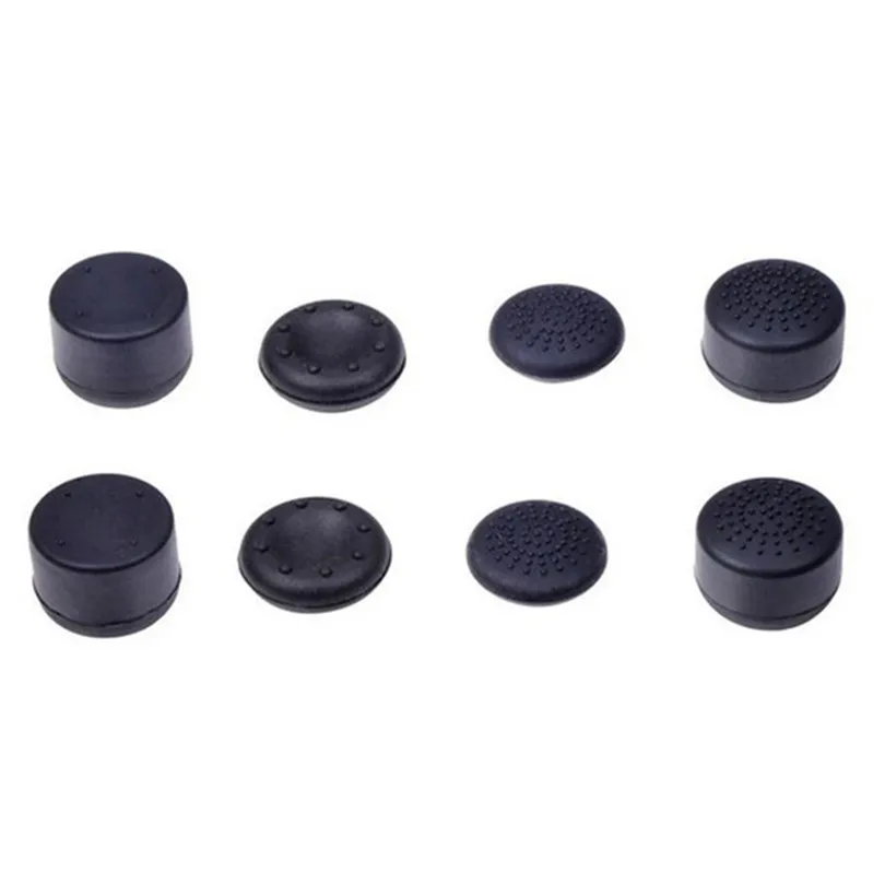 SYYTECH 8 in 1 Soft Protector Silicone Thumb Stick Grips Cap Cover for PS5 PS4 PS3 Controller Gmae Accessories