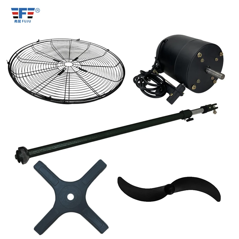 New model Industrial electric stand fan with aluminum 2 blades CE standard best selling to Malaysia Egypt Dubai