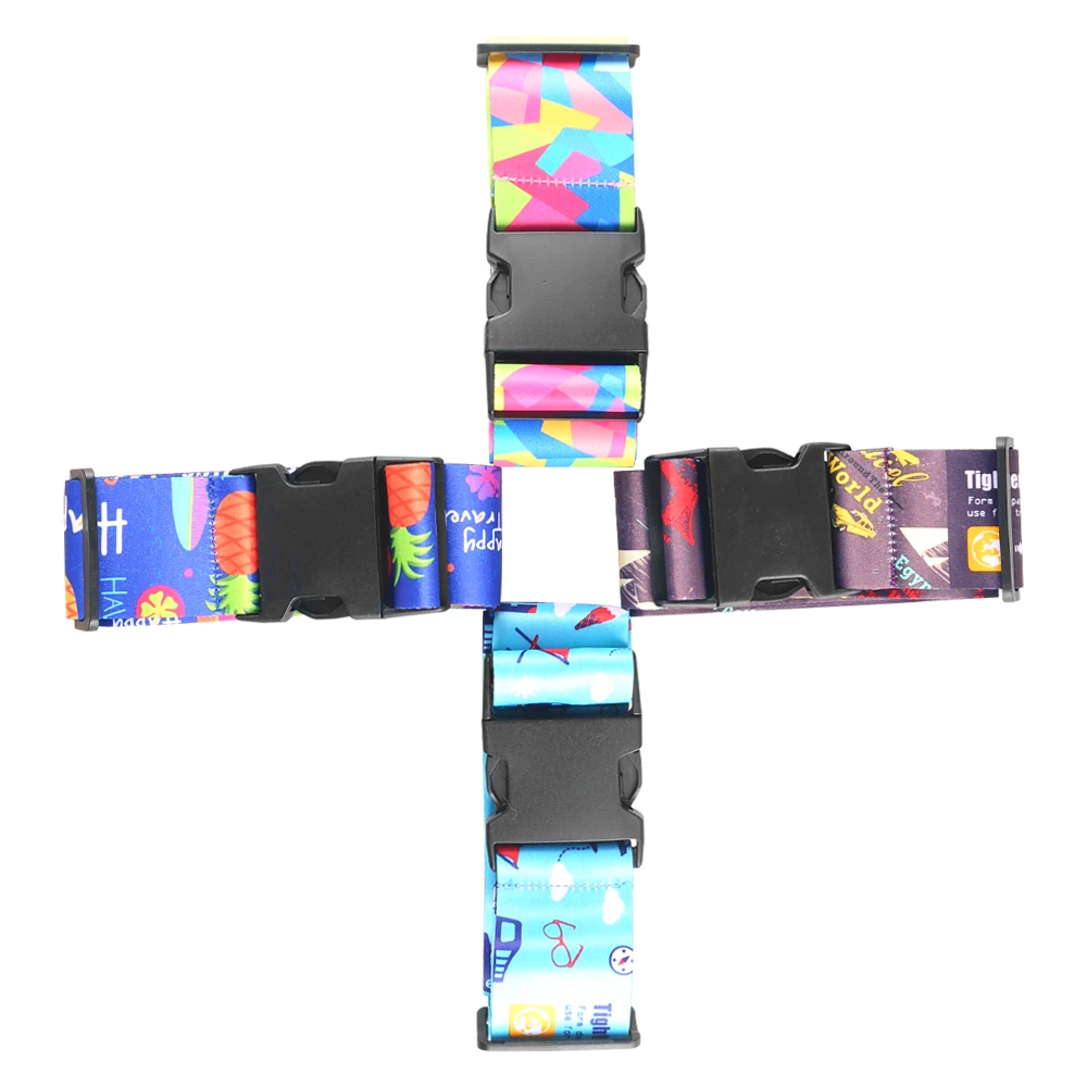 Custom Luggage Straps Suitcase Belt Bag Luggage Strap Accessories For Travel Suitcase Belt With Logo Custom