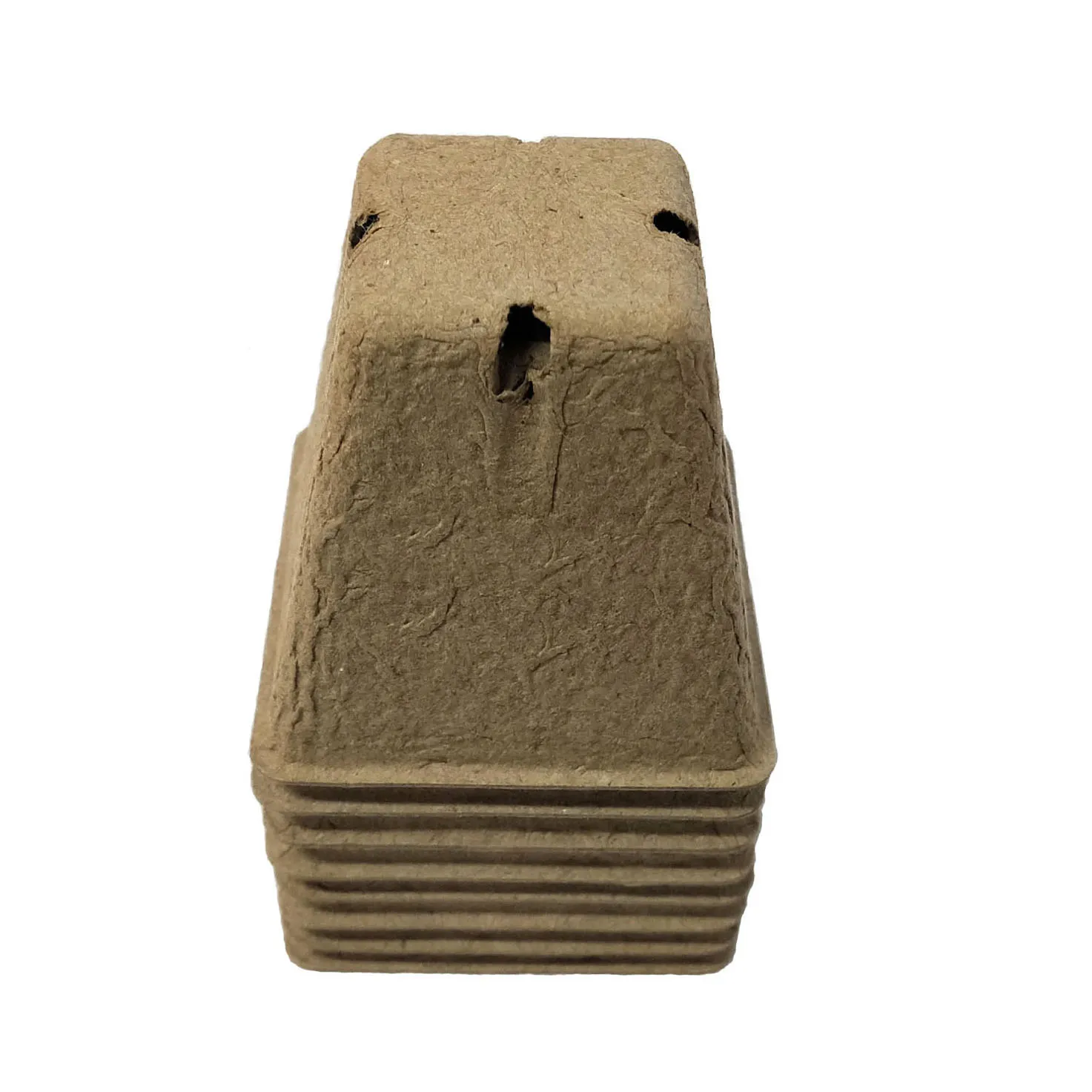 6 cm Square wholesale 100% Organic eco friendly Biodegradable Flower Seed Starter Peat Pots for seedlings