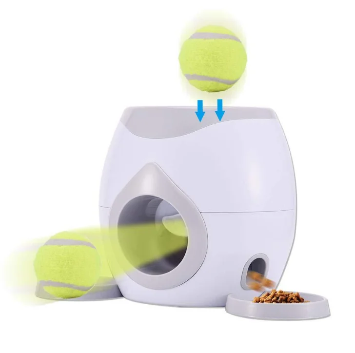 Wholesale Cheaper Price Tennis Ball Launcher For Dog Throwing Ball Machine With Automatic Dispenser