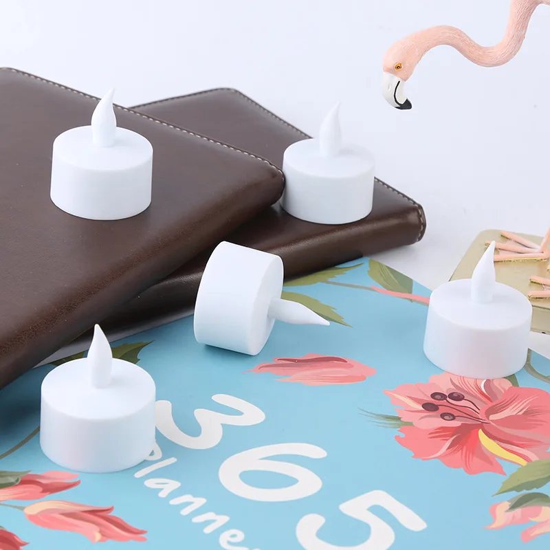 Cheap Wholesale Led Candlelight Plastic Material Warm Yellow For Wedding Birthday Party Decoration Led Candlelight