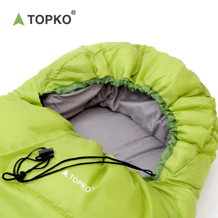 TOPKO Outdoor Sports New Design Envelope Shape Super Comfortable Trekking Hiking Travel Waterproof Sleeping