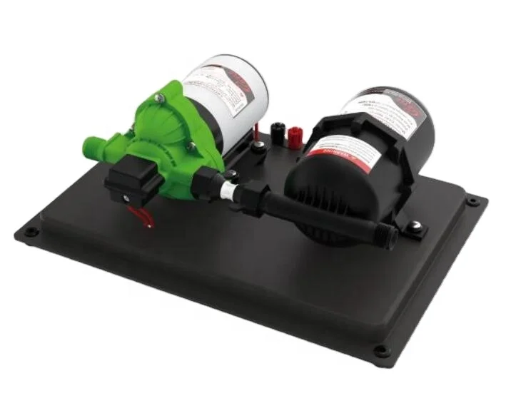 3.0 GPM 12V Industrial Diaphragm Pump Water Pressure System Water Pump Integrated Accumulator Tank