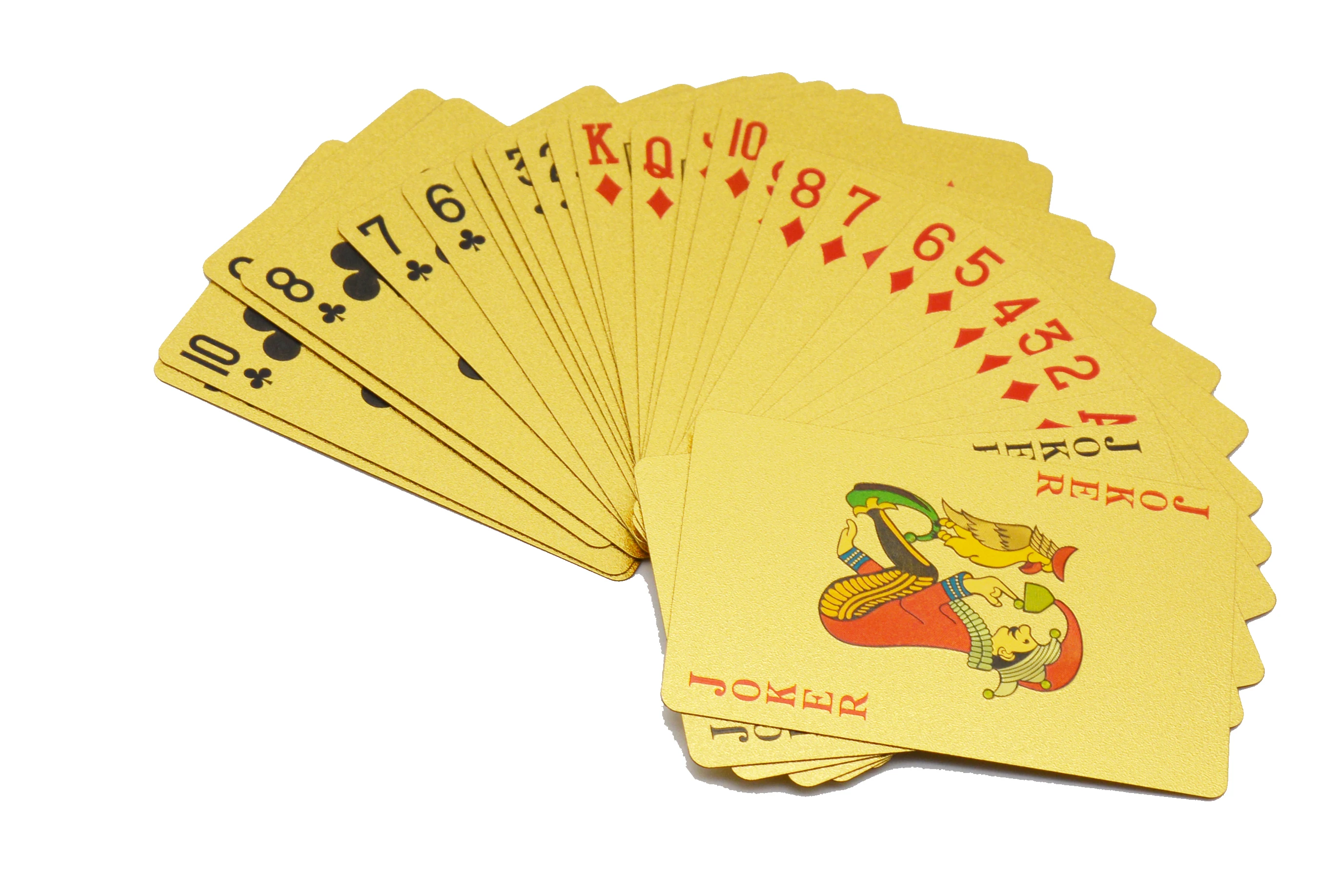 Custom Printing PVC Grid Card 24k Gold Foil NFC Planning Poker Playing Cards In Bulk