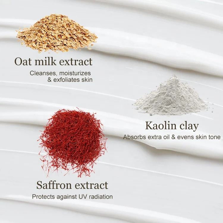 Milk Face Mud Mask Brightening Skin Oil Control Cleansing Pores Moisturizing Barrier Facial Clay Mud Mask