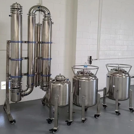 Turnkey Solution Falling Film Evaporator 200L/hr/2019 USA Best Sellers.