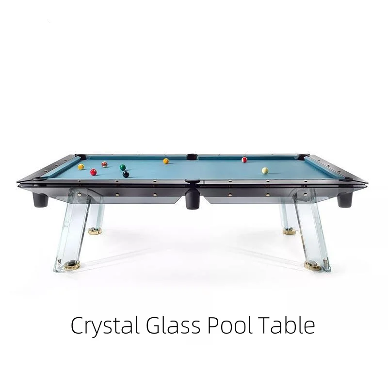 Customizable Deluxe Tempered Glass Pool Table 9ft/8ft/7ft for Ballroom Pool Snooker Clubs