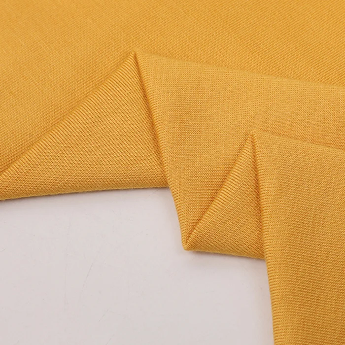  Factory Manufacturers Wholesale 95% Rayon 5%Spandex Spring Autumn Plain Soft Cheap Slub T Shirt Jersey