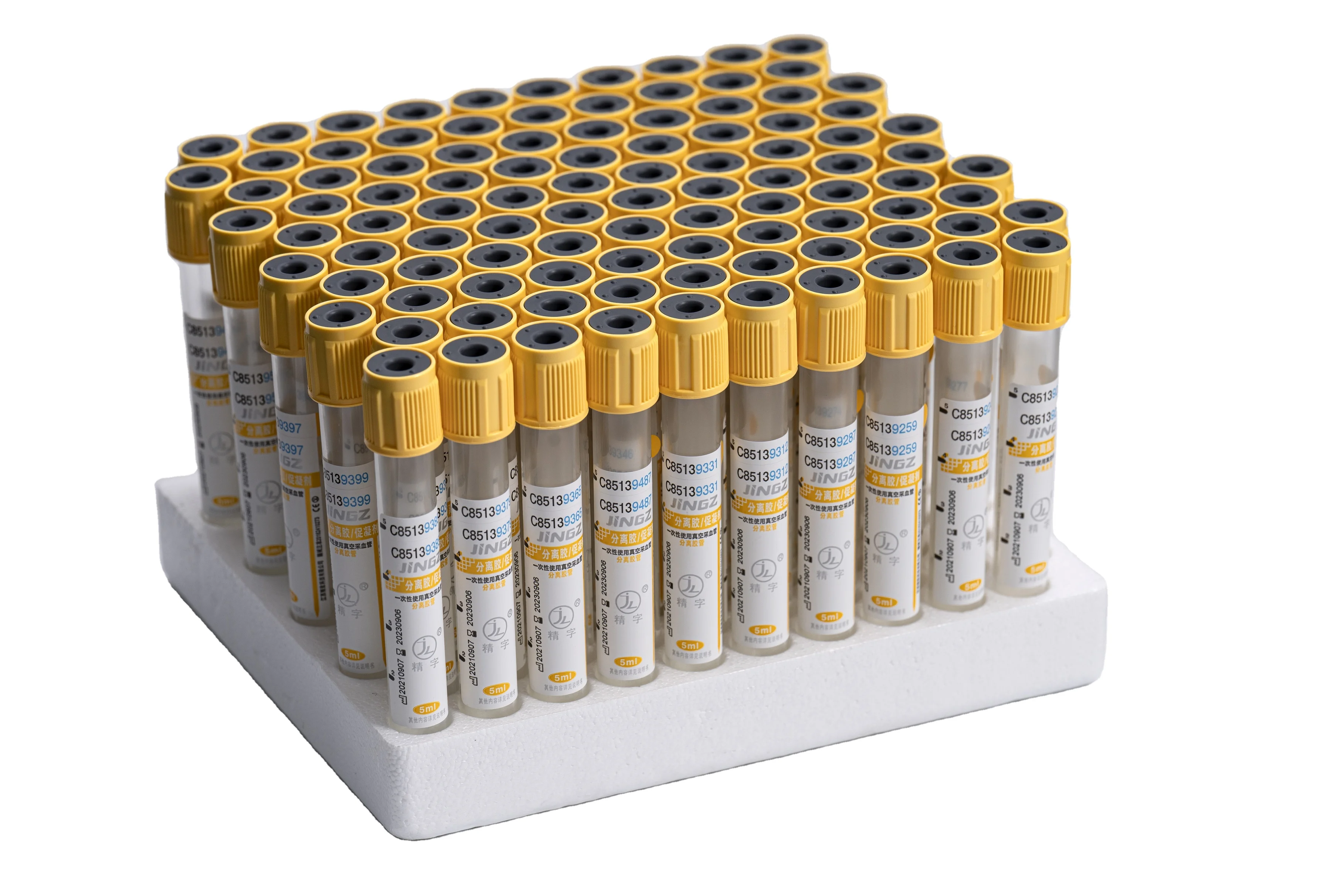 Gel vacuum blood tube production machine yellow top cap 2ml 4ml 6ml 10ml