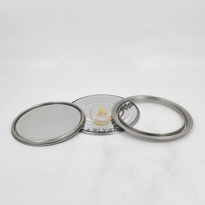 Easy Open End Bottom Eoe Food Grade Metal Bottom For Tin Can Packing