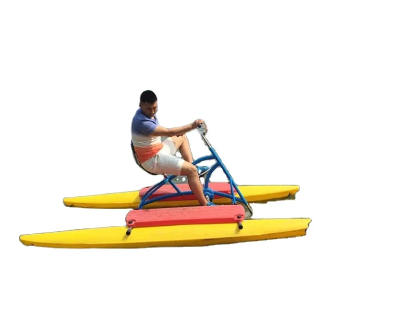 All-plastic polyethylene three-person water bike
