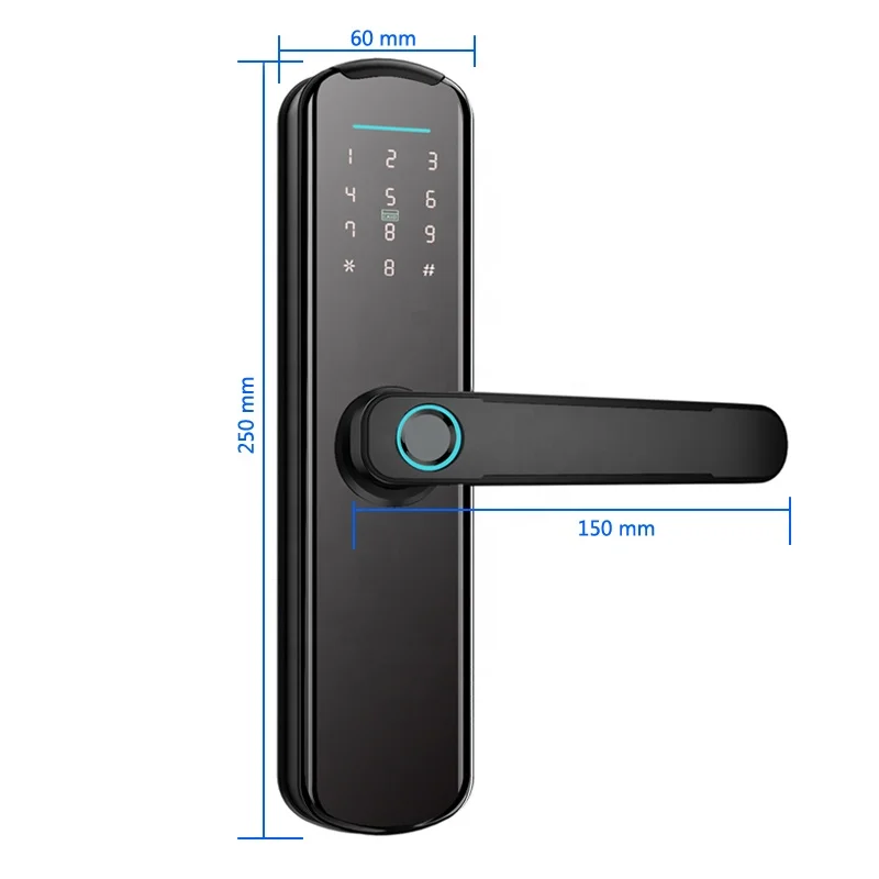
smart home system tuya smart door lock smart security devices ttlock anti-theft home security door lock 