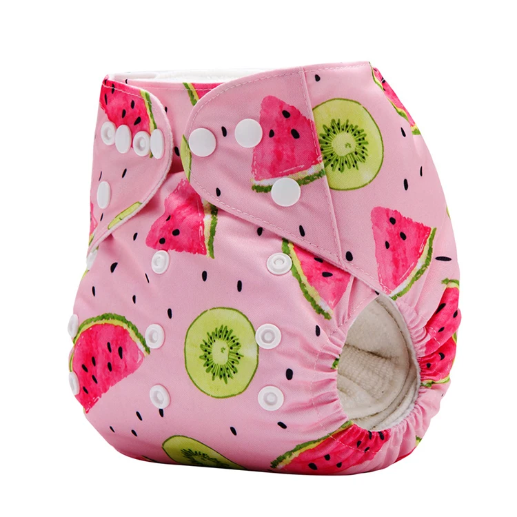 High quality washable reusable cloth diapers with charcoal inserts