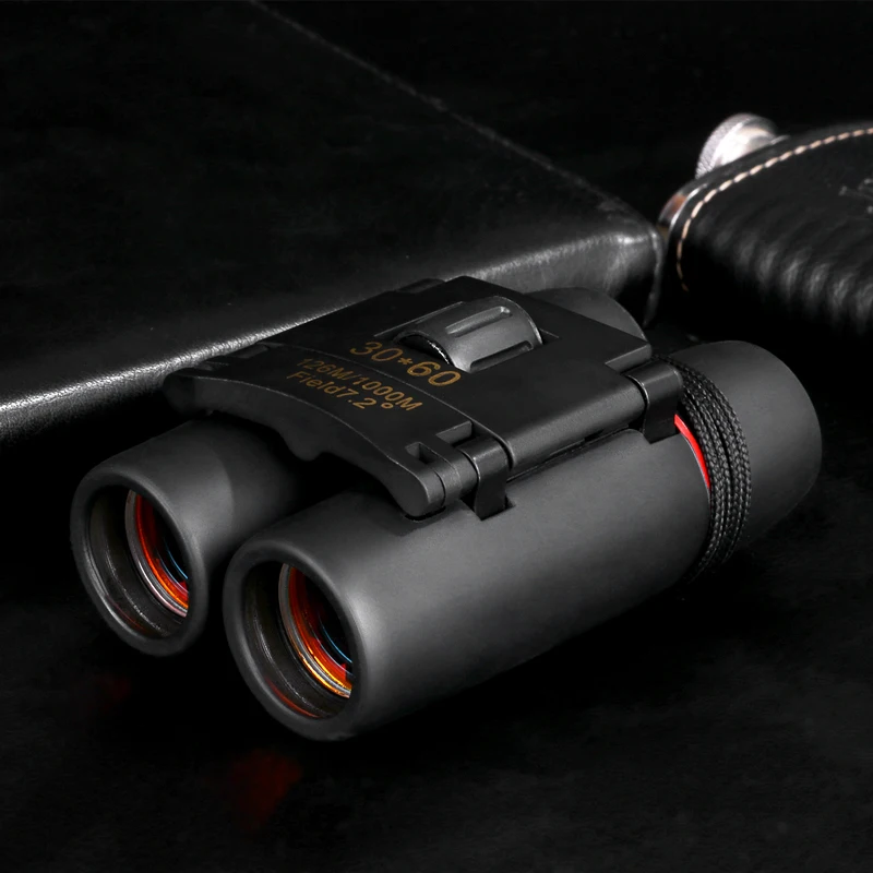 Telescope 30x60 Folding Binoculars with Low Light Night Vision for outdoor bird watching travelling hunting camping 1000m