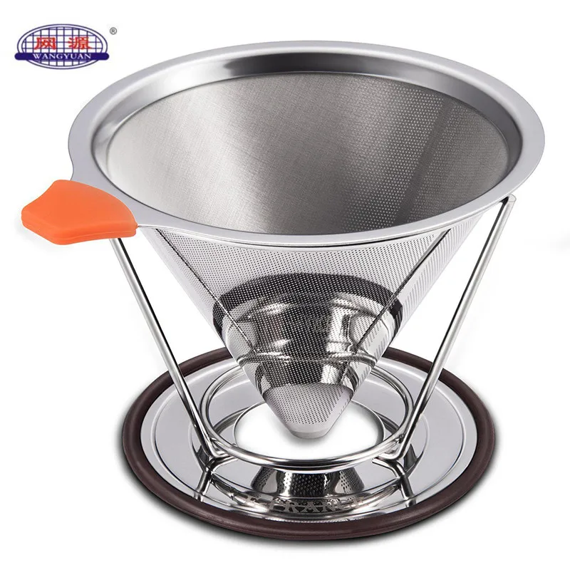 
Best Selling long-time Mesh Pipe SS304 Stainless Steel Cold Brew Basket Coffee Filter 