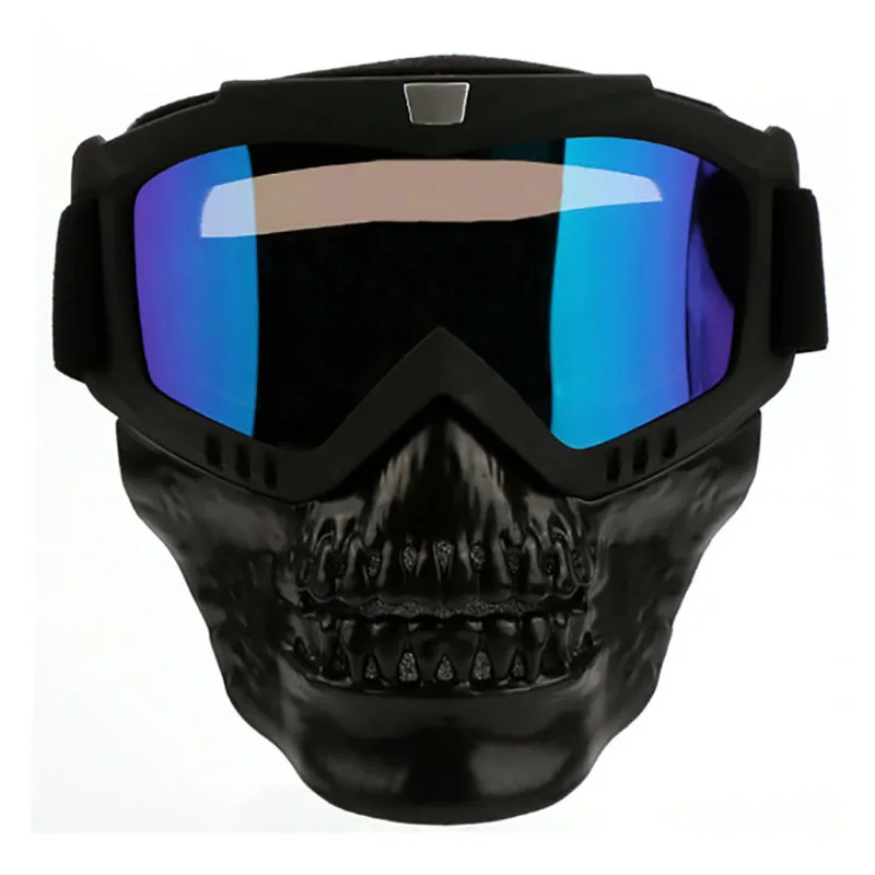 Factory retro punk outdoor motorcycle skull mask goggles helmet personality devil goggles mask