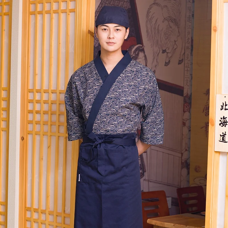 Традиционная форма шеф-повара izakaya Fukuya Teppanyaki из 100% хлопка