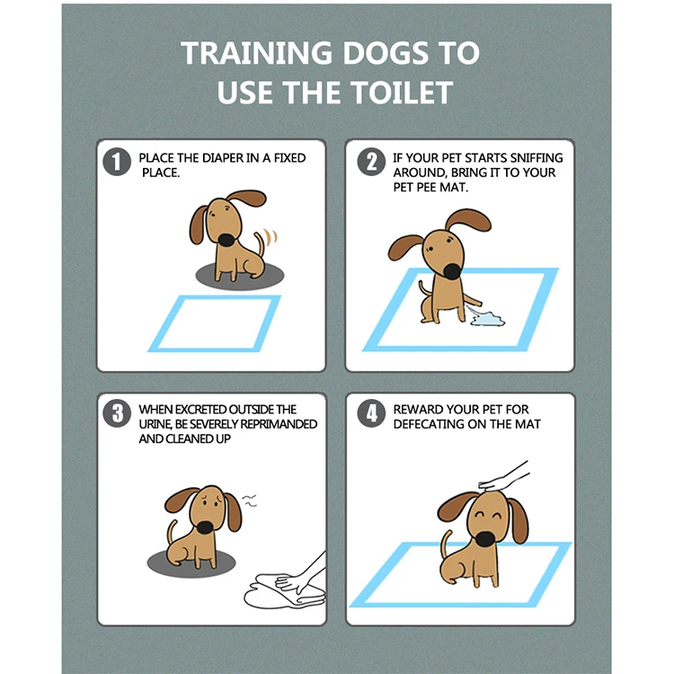 100% Cotton Absorbent Disposable Puppy Pee Pads Dog Training Pad