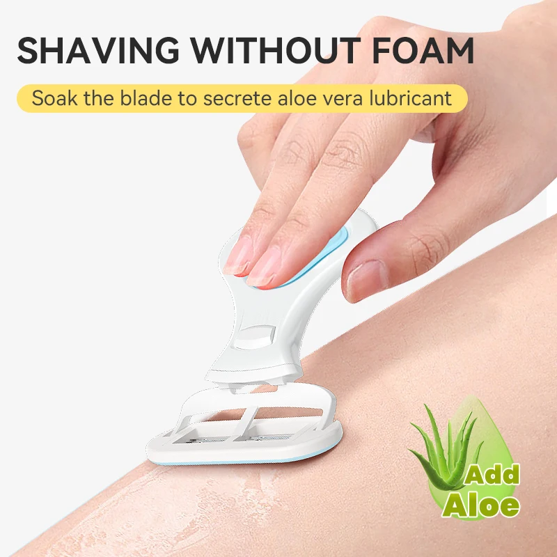 Women Hair Removal Best Partner Six Blades Replaceable Shaving Razor
