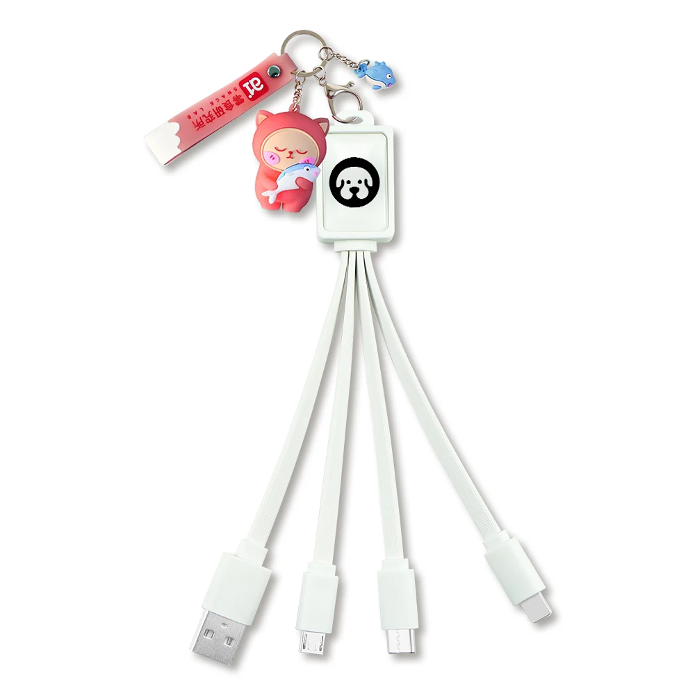 Рекламный Usb-гаджет для бизнеса 5 В/2А многофункциональный зарядный Usb-кабель 3 в 1 мужчин и женщин подарочные товары