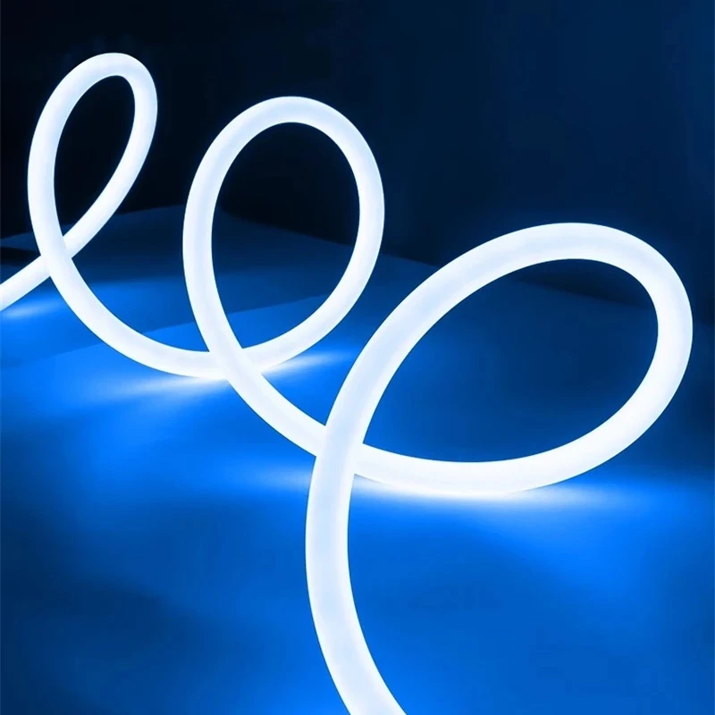 DC24V Flexible IP65 Waterproof Silicone 360 lighting Led Neon Lights Home lighting silicone 360 degree white round tube