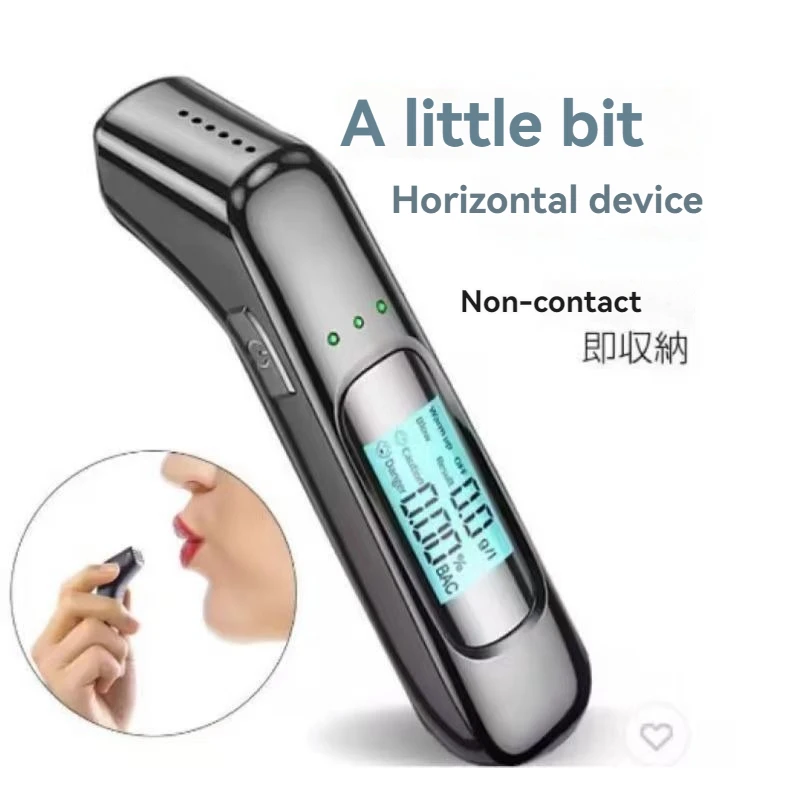 Hot Selling Portable Digital Alcohol Tester Handheld Instrument with Cigarette Holder Traffic Warning Product