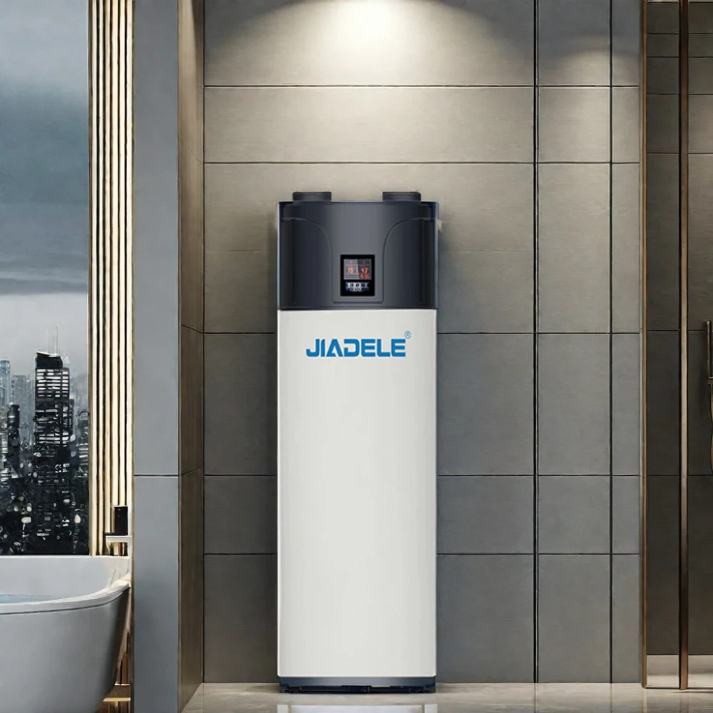 JIADELE China factory wifi smart 300L Storage domestic hot water heater R290 all in one air to water heat pump for bathroom