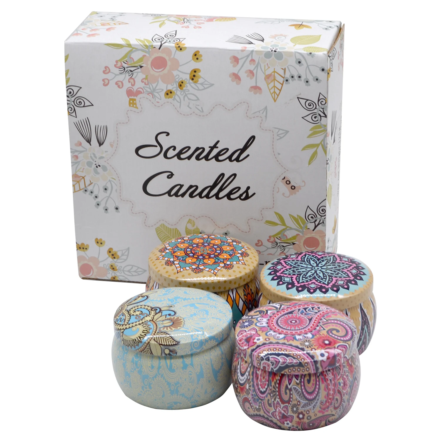 Private Label Cotton Wick Nature Organic Soy Wax Scented Candles