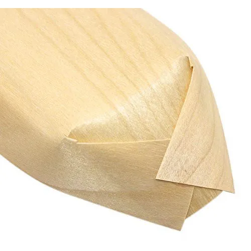 Biodegradable Disposable Wooden Plates Snacks Tray Set for Restaurants