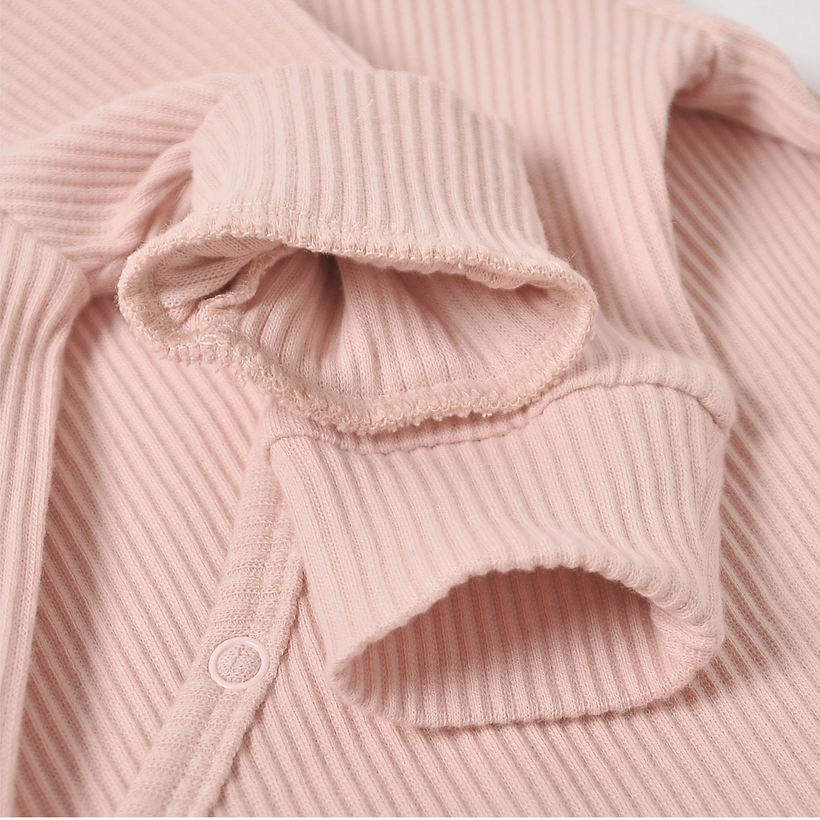 Высококачественный хлопковый Детский комплект из 2 предметов в рубчик