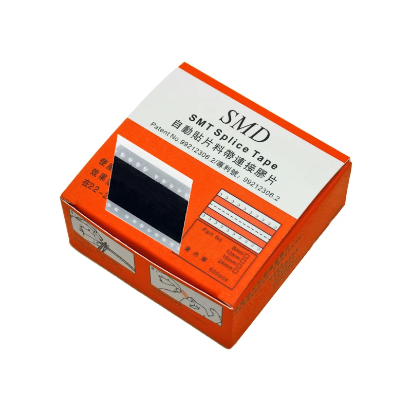 High Quality SMD Double Splice Tape SMT Black Paper Splicing Tape Adhesive 24mm 250pcs/bag