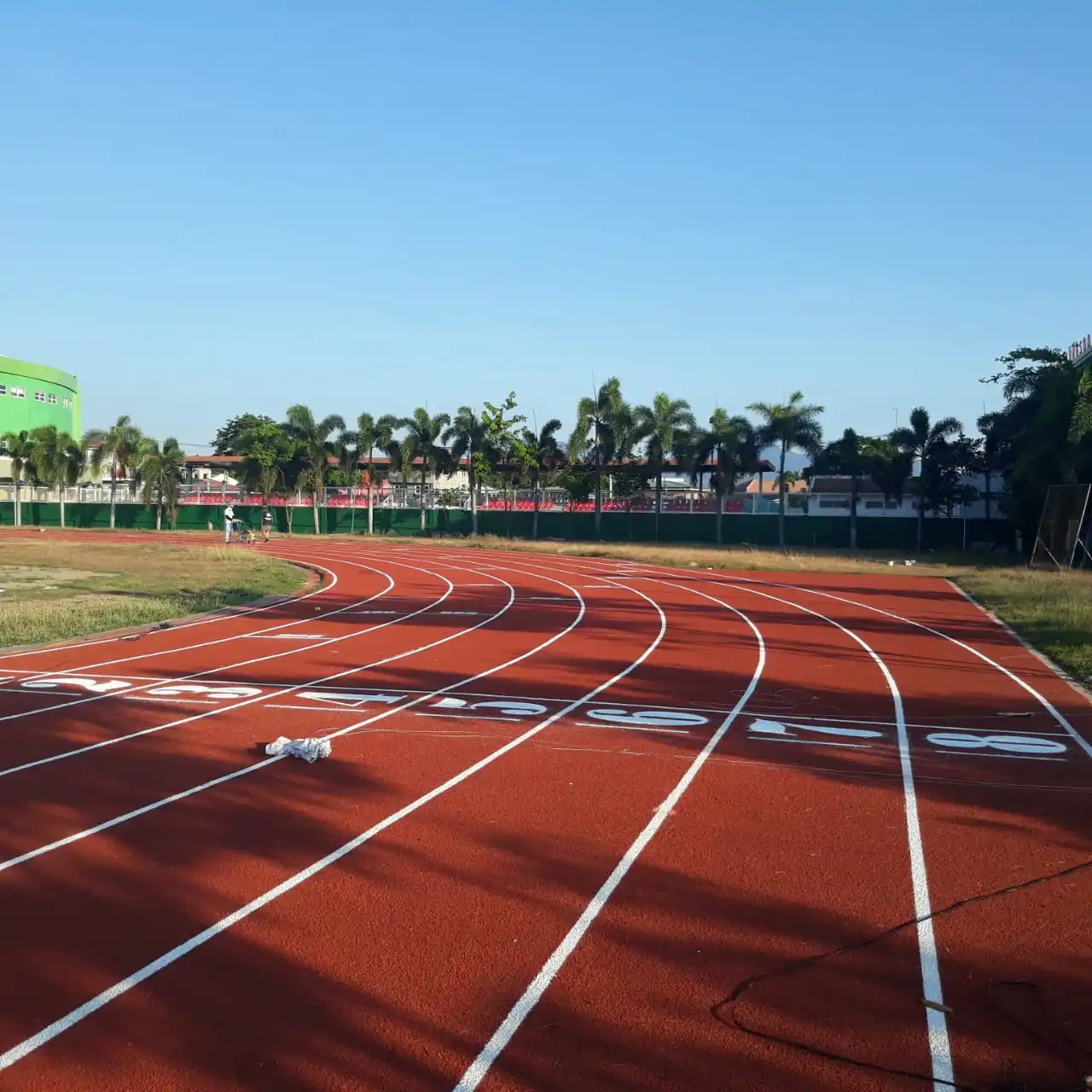 Indoor tartan running track raw materials EPDM running track system