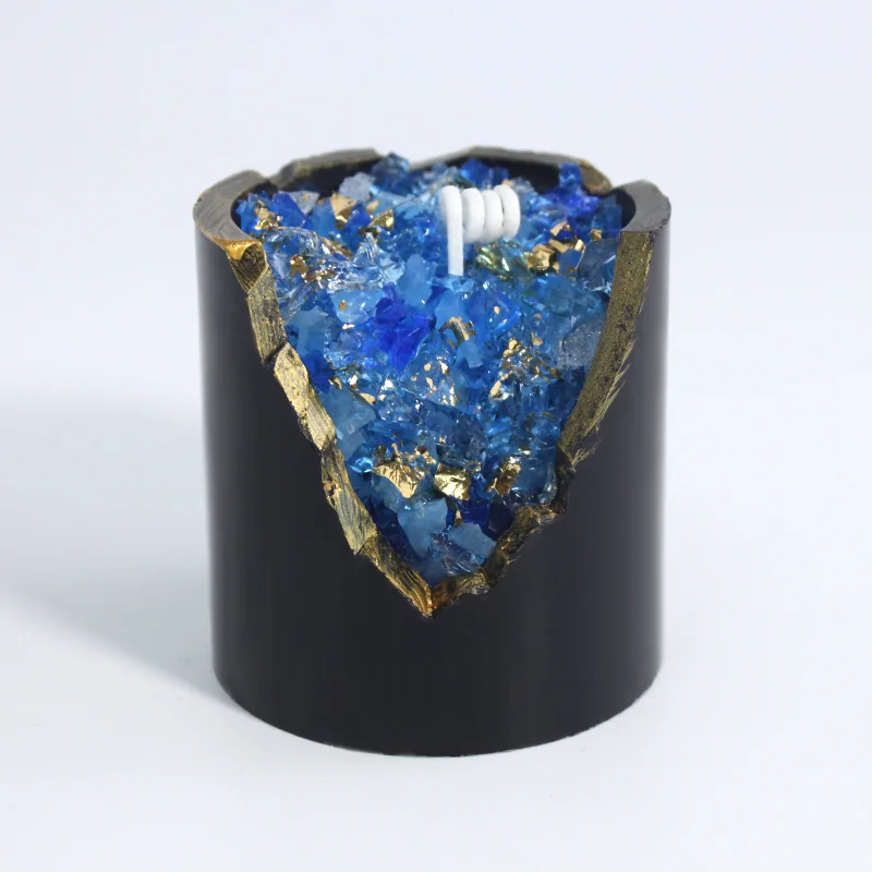 Crystal ore decorative candle Mass customization of popular mineral candles, scented candles