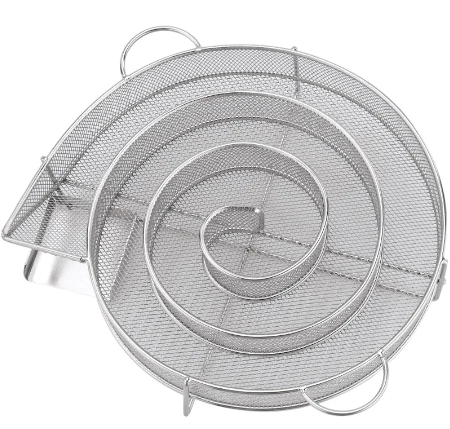 Smoker Tray Perfect for Hot and Cold Smoking Meat, Fish, Cheese with Wood Pellets  Works in any Type of Grill or Smoker