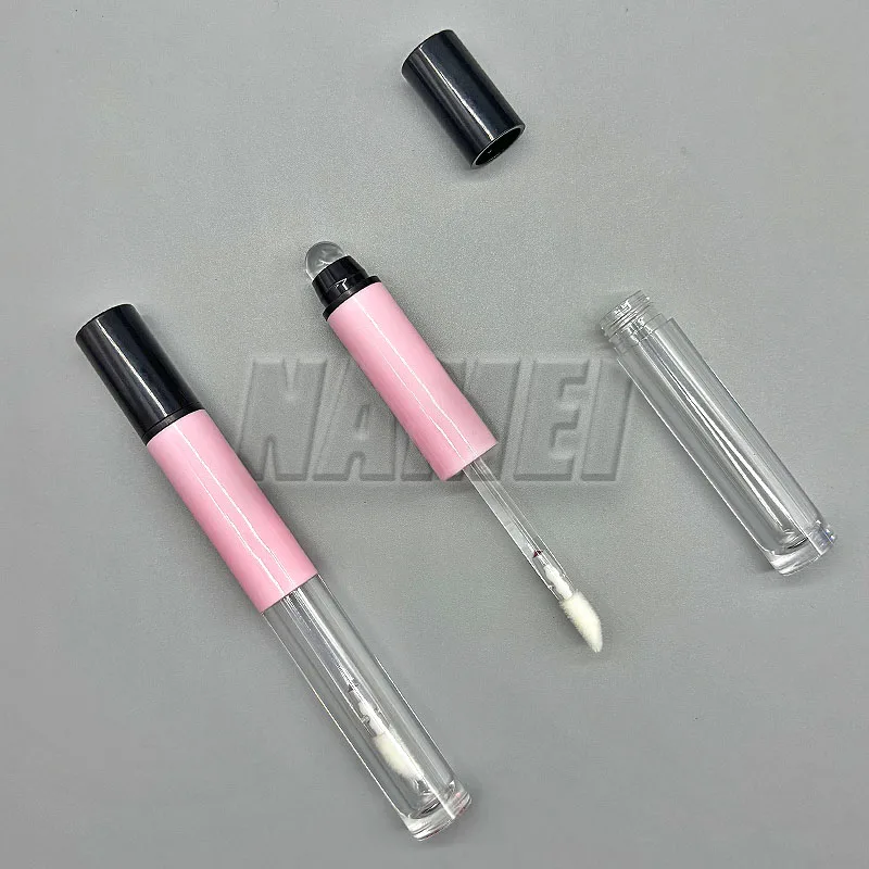 Custom Logo Liquid lipstick private label lip balm container custom lip gloss tubes Wholesales With Silicone lip brush