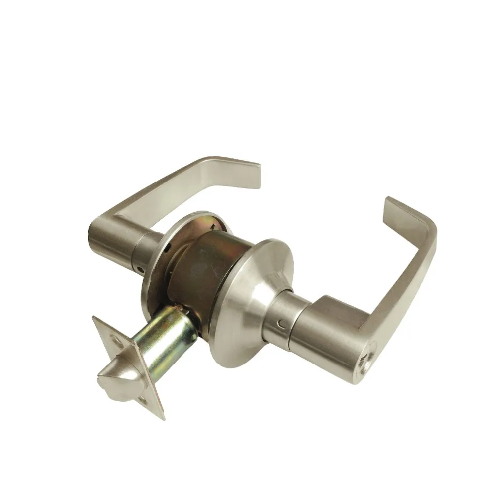 cylindrical lever lockset for zinc alloy interior handle door lock can customized LOGO packing
