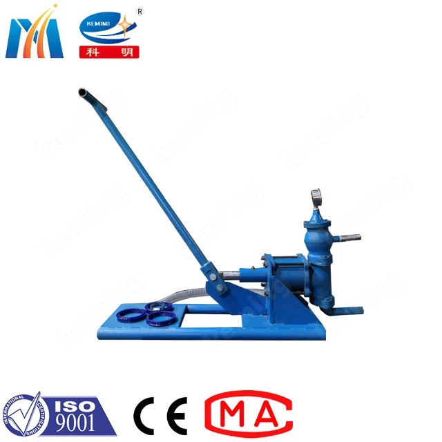 China factory 1 MPa Manual Grout Cement Pump two pipes grout pump for wall grout