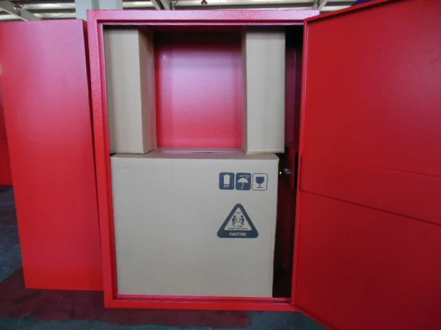 Fire hose reel cabinet with fire hose reel 19mm 25mm fire fighting hose reel box