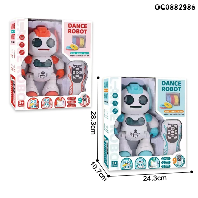 Запрограммированная стреляющая пуля Забавный умный радиоуправляемый робот с дистанционным управлением игрушка для детей