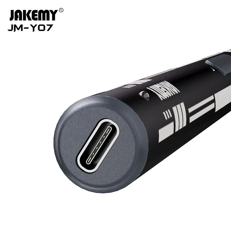 JAKEMY Y07 портативная Мини Беспроводная Магнитная отвертка usb-c электрическая без провода для ремонта ноутбука