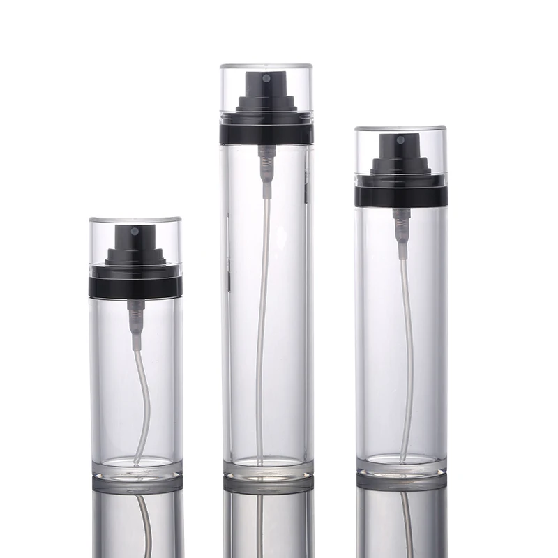 Custom Empty Transparent Pet Plastic 50Ml 80Ml 100Ml Pocket Small Spray Bottle 100 Ml